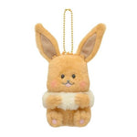 Eevee Mascot Plush Keychain Repoto Kaitene! - Authentic Japanese Pokémon Center Keychain 