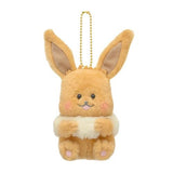 Eevee Mascot Plush Keychain Repoto Kaitene! - Authentic Japanese Pokémon Center Keychain 