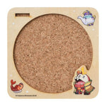 Fuecoco & Mimikyu Wooden Coaster Paldea Spooky Halloween - Authentic Japanese Pokémon Center Household product 