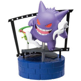 Gengar, Flygon Diorama Figure Pokémon Midnight Agent The Cinema - Authentic Japanese Pokémon Center Figure 