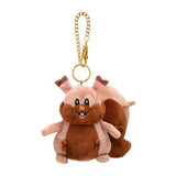 Greedent (by Bkub Okawa) Mascot Plush Keychain - Authentic Japanese Pokémon Center Keychain 