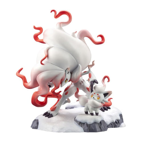 Hisuian Zorua and Zoroark Figure Pokémon LEGENDS Arceus - Authentic Japanese Pokémon Center Figure 