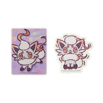 Hisuian Zorua Luminous Sticker yonayonaGhost (Set of 2) - Authentic Japanese Pokémon Center Sticker 