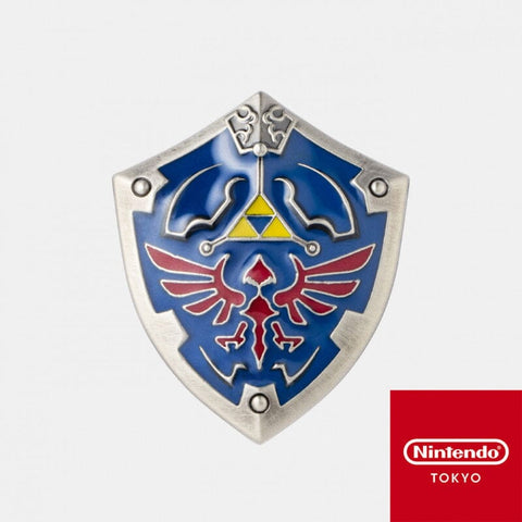 Hylian Shield Pin B The Legend Of Zelda - Authentic Japanese Nintendo Jewelry 