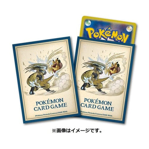 Japanese Pokémon cards | Card Sleeves PIKACHU ADVENTURE Zeraora - Authentic Japanese Pokémon Center TCG 