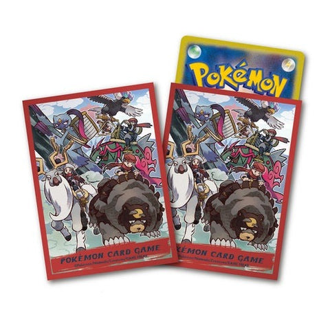 Japanese Pokémon cards | Card Sleeves Protagonist HISUI DAYS - Authentic Japanese Pokémon Center TCG 