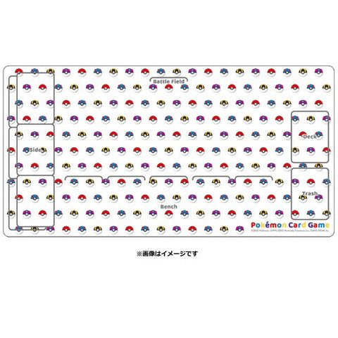 Japanese Pokémon cards | Rubber Playmat Monster Ball Design - Authentic Japanese Pokémon Center TCG 