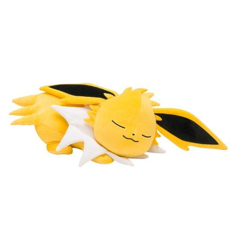 Jolteon Plush Sleeping Eevee - Authentic Japanese Pokémon Center Plush 