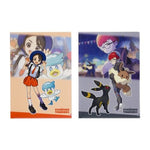 Juliana & Penny A4 Clear File Set of 2 POKÉMON TRAINERS - Authentic Japanese Pokémon Center Office product 