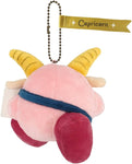 Kirby zodiac sign Capricorn Mascot Plush Keychain Kirby Horoscope Collection - Authentic Japanese San-ei Boeki Keychain 
