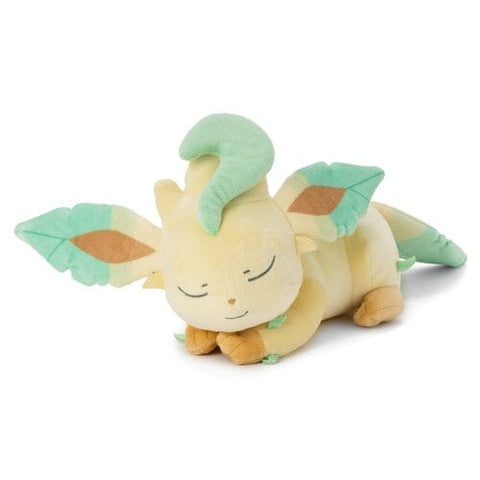 Leafeon Plush (S) Sleeping Friend - Authentic Japanese Pokémon Center Plush 