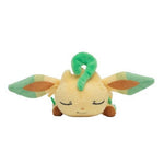 Leafeon (Sleeping) Plush Kuttari Leafeon - Authentic Japanese Pokémon Center Plush 