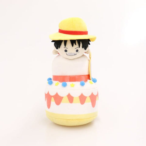 Luffy Birthday Cake Plush ONE PIECE - Authentic Japanese TOEI ANIMATION Plush 