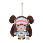Mascot Plush Keychain Pokémon Trainers Rosa - Authentic Japanese Pokémon Center Keychain 