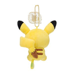 Mascot Plush Keychain SHINKA NO ISHI Pikachu & Thunder Stone - Raichu - Authentic Japanese Pokémon Center Keychain 