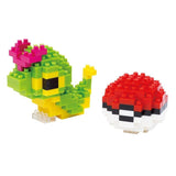 nanoblock NBPM-010 Caterpie & Poké Ball - Authentic Japanese Kawada nanoblock 