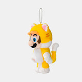 Neko (cat) Mario Mascot Plush Keychain Super Mario - Authentic Japanese Nintendo Keychain 