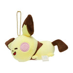 Pichu (lying down) Mascot Plush Keychain Pokémon Yurutto - Authentic Japanese Pokémon Center Keychain 