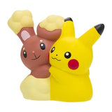 Pikachu And Buneary Ceramic Decoration Pokémon X Yakushigama - Authentic Japanese Pokémon Center Figure 
