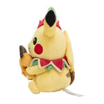Pikachu And Dedenne Plush Pokémon Christmas Toy Factory - Authentic Japanese Pokémon Center Plush 