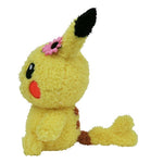 Pikachu female Plush Mokomoko - Authentic Japanese Pokémon Center Plush 