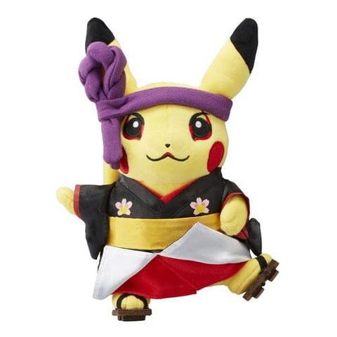 Pikachu Kabuki Plush Japan - Authentic Japanese Pokémon Center Plush 