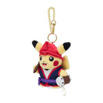 Pikachu (Male) Eisa Mascot Plush Keychain Pokémon Center Okinawa - Authentic Japanese Pokémon Center Keychain 
