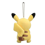 Pikachu Mascot Plush Keychain - Authentic Japanese Pokémon Center Keychain 