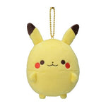 Pikachu Mascot Plush Keychain Mugyutto - Authentic Japanese Pokémon Center Keychain 