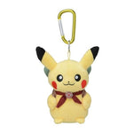 Pikachu Mascot Plush Keychain PIKACHU ADVENTURE - Authentic Japanese Pokémon Center Keychain 