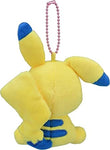 Pikachu Mascot Plush Keychain Saiko Soda Refresh - Authentic Japanese Pokémon Center Keychain 