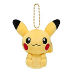 Pikachu Motchiri (chubby) Mascot Plush Keychain Pokémon Dolls - Authentic Japanese Pokémon Center Keychain 