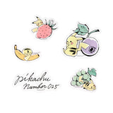 Pikachu number025 Mini Decoration Collage Sticker ＦＲＵＩＴＳ - Authentic Japanese Pokémon Center Sticker 