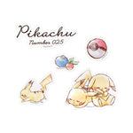 Pikachu number025 Mini Decoration Collage Sticker Pikachu B - Authentic Japanese Pokémon Center Sticker 