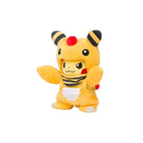 Pikachu Plush Ampharos Mania - Authentic Japanese Pokémon Center Plush 