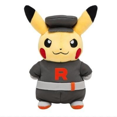 Pikachu Plush Team Rocket - Authentic Japanese Pokémon Center Plush 