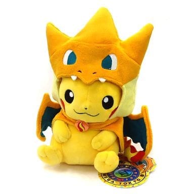 Pikachu Pretend Charizard Plush - Authentic Japanese Pokémon Center Plush 