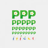 Pikmin Stickers Sheet (P) Logo - Authentic Japanese Nintendo Sticker 