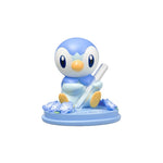 Piplup Figure Vase Baby Blue Eyes - Authentic Japanese Pokémon Center Figure 