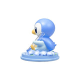 Piplup Figure Vase Baby Blue Eyes - Authentic Japanese Pokémon Center Figure 