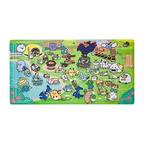 Playmat Pokémon Yurutto Pokémon Card Game - Authentic Japanese Pokémon Center TCG 