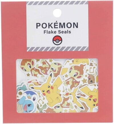 Pokémon Assembly POKEMON FLAKE SEALS Stickers - Authentic Japanese Pokémon Center Sticker 