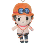 Portgas D. Ace Mascot Plush Keychain Petit Fuwa ONE PIECE - Authentic Japanese TAPIOCA Mascot Plush Keychain 