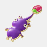 Purple PIKMIN Badge - Authentic Japanese Nintendo Jewelry 