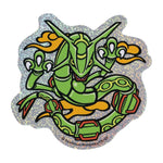 Rayquaza Pokémon Hologram Sticker Pikachu Hanten - Authentic Japanese Pokémon Center Sticker 