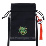 Rayquaza Satin drawstring Bag Pikachu Hanten - Authentic Japanese Pokémon Center Pouch Bag 