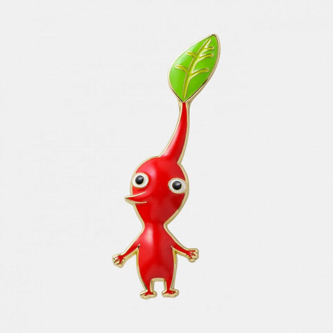 Red PIKMIN Badge - Authentic Japanese Nintendo Jewelry 