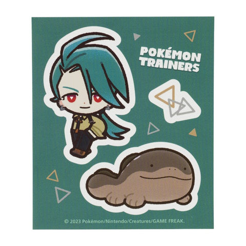 Rika & Clodsire POKÉMON TRAINERS Sticker - Authentic Japanese Pokémon Center Sticker 