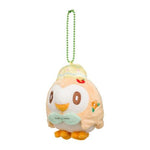 Rowlet Mascot Plush Keychain Happy Easter Basket - Authentic Japanese Pokémon Center Keychain 