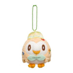 Rowlet Mascot Plush Keychain Happy Easter Basket - Authentic Japanese Pokémon Center Keychain 